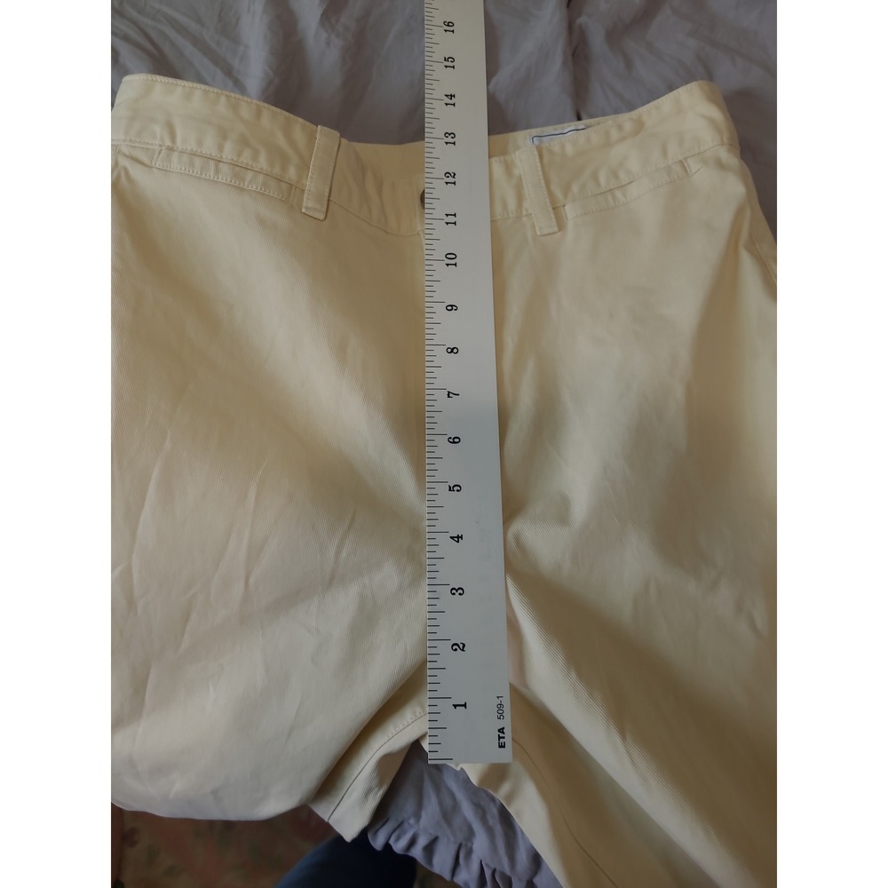 Gap High Waist Stride Ankle Pants Women SZ 6 Light Cream Beachy Coastal casual - Picture 9 of 10